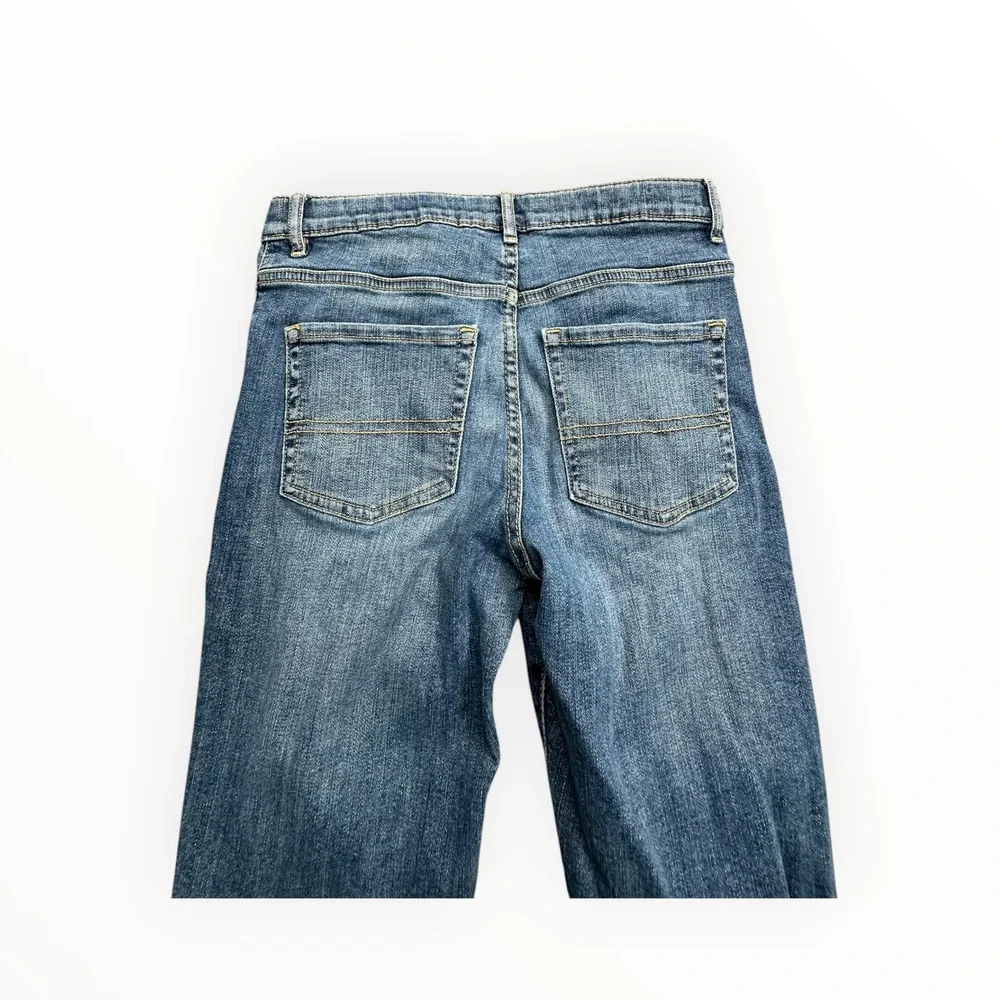 The Children's Place Jeans Boys 12 Blue Straight Leg Stretch Adjustable Waist